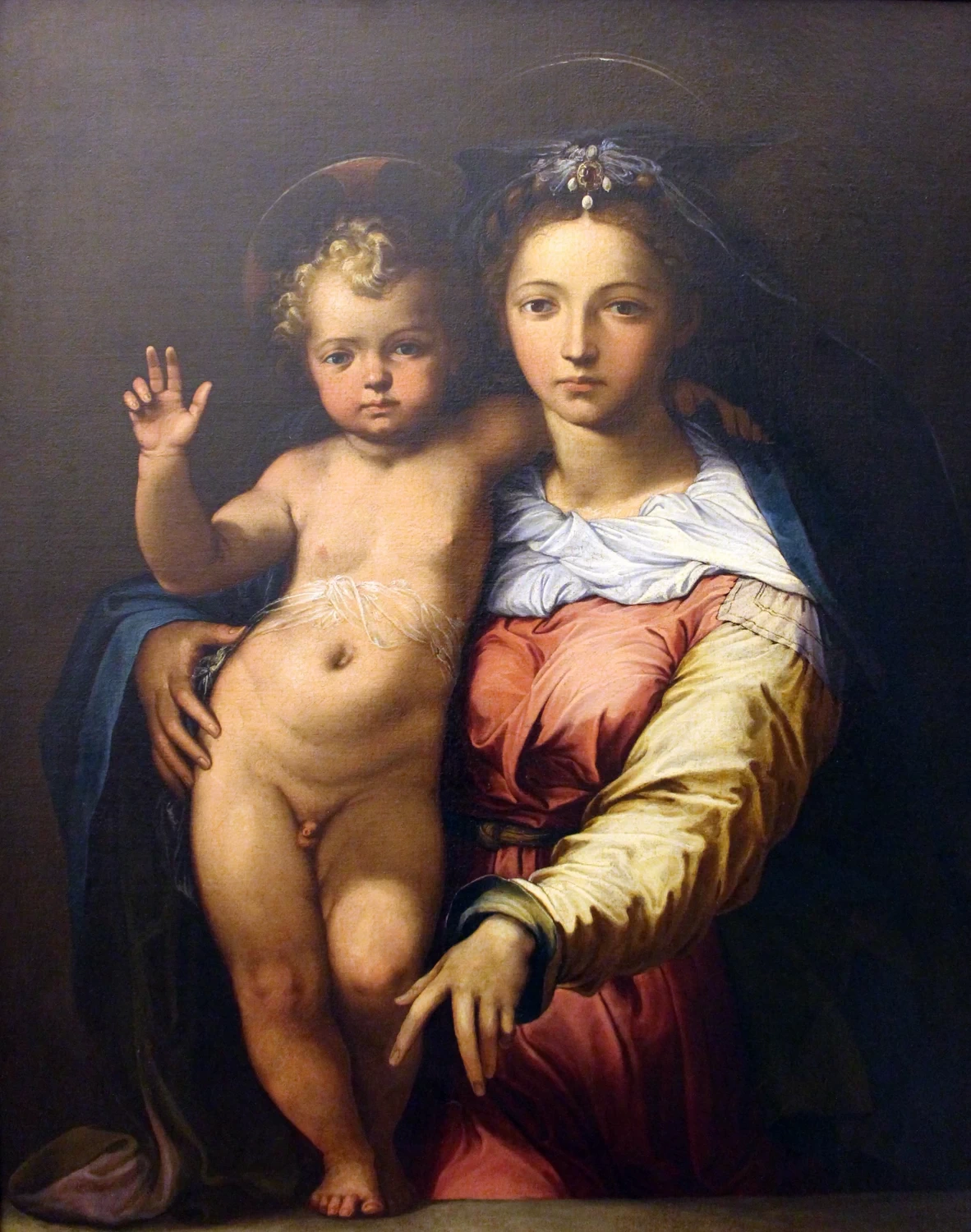 Perin del Vaga - 180, Madonna col Bambino, Palazzo degli Uffizi, Firenze
